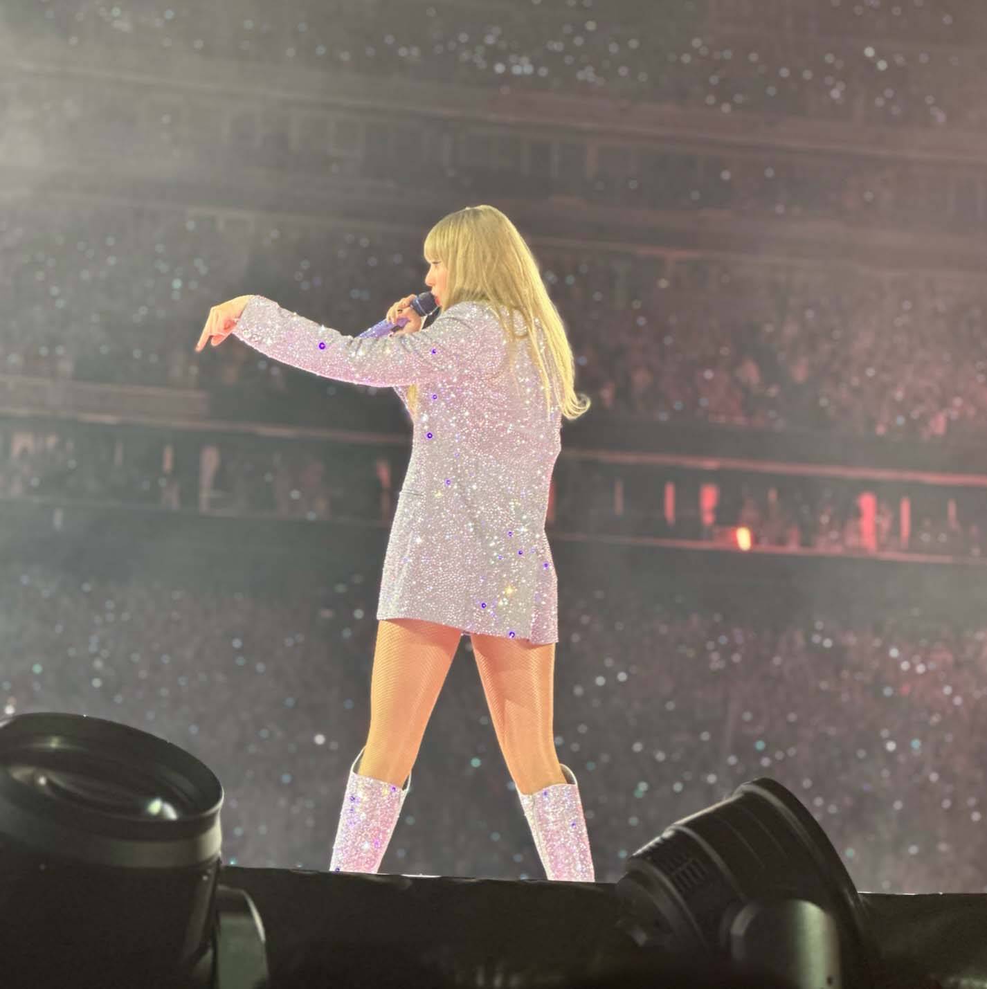 Taylor Swift performing at NRG Stadium - The Eras Tour 2023