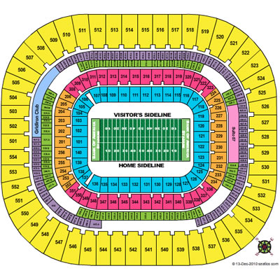 <?=Bank of America Stadium;?> Seating Chart