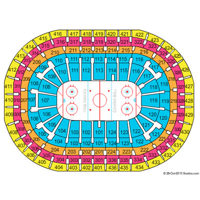 <?=Bell Centre;?> Seating Chart