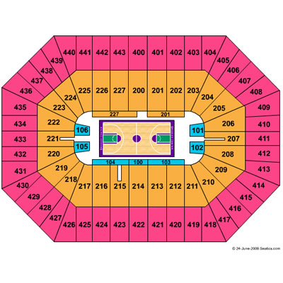 <?=Bradley Center;?> Seating Chart