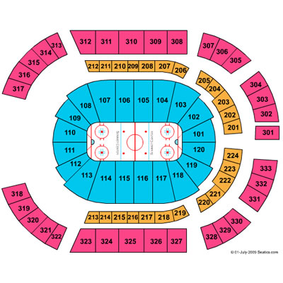 <?=Bridgestone Arena;?> Seating Chart