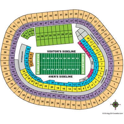 <?=Candlestick Park;?> Seating Chart