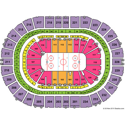 <?=Consol Energy Center;?> Seating Chart