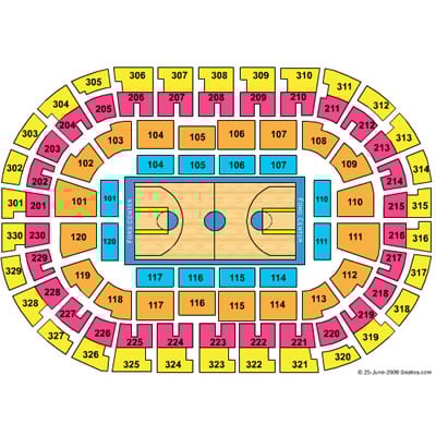 <?=Chesapeake Energy Arena;?> Seating Chart