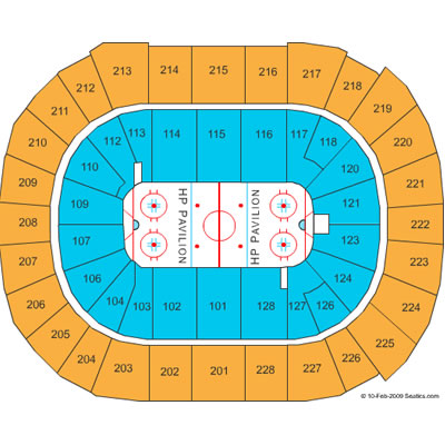 <?=HP Pavilion at San Jose;?> Seating Chart