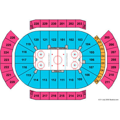<?=Jobing.com Arena;?> Seating Chart