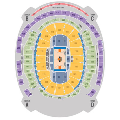 <?=Madison Square Garden;?> Seating Chart