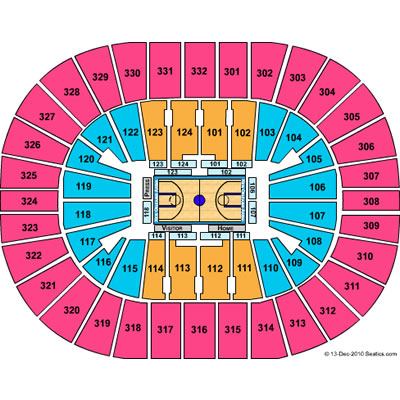 <?=New Orleans Arena;?> Seating Chart