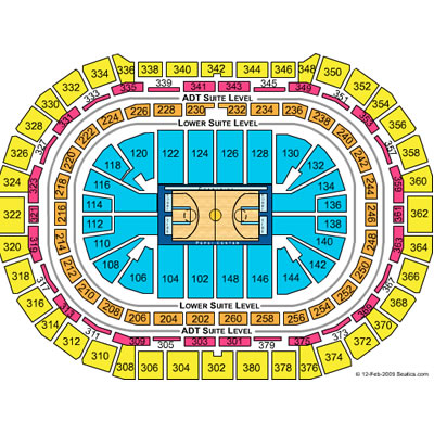 <?=Pepsi Center;?> Seating Chart