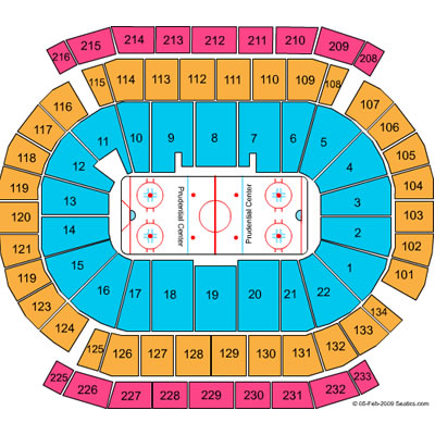 <?=Prudential Center;?> Seating Chart