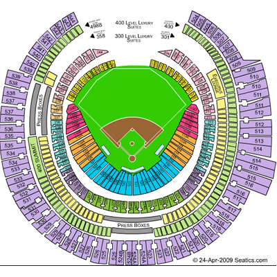 <?=Rogers Centre;?> Seating Chart