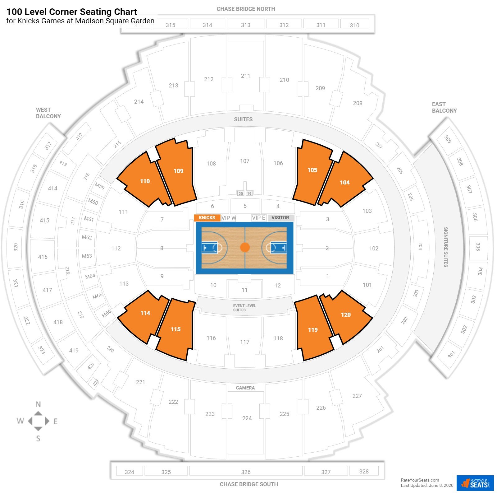 Square Garden Basketball Seating Chart 3d