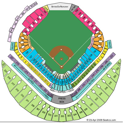 <?=Tropicana Field;?> Seating Chart