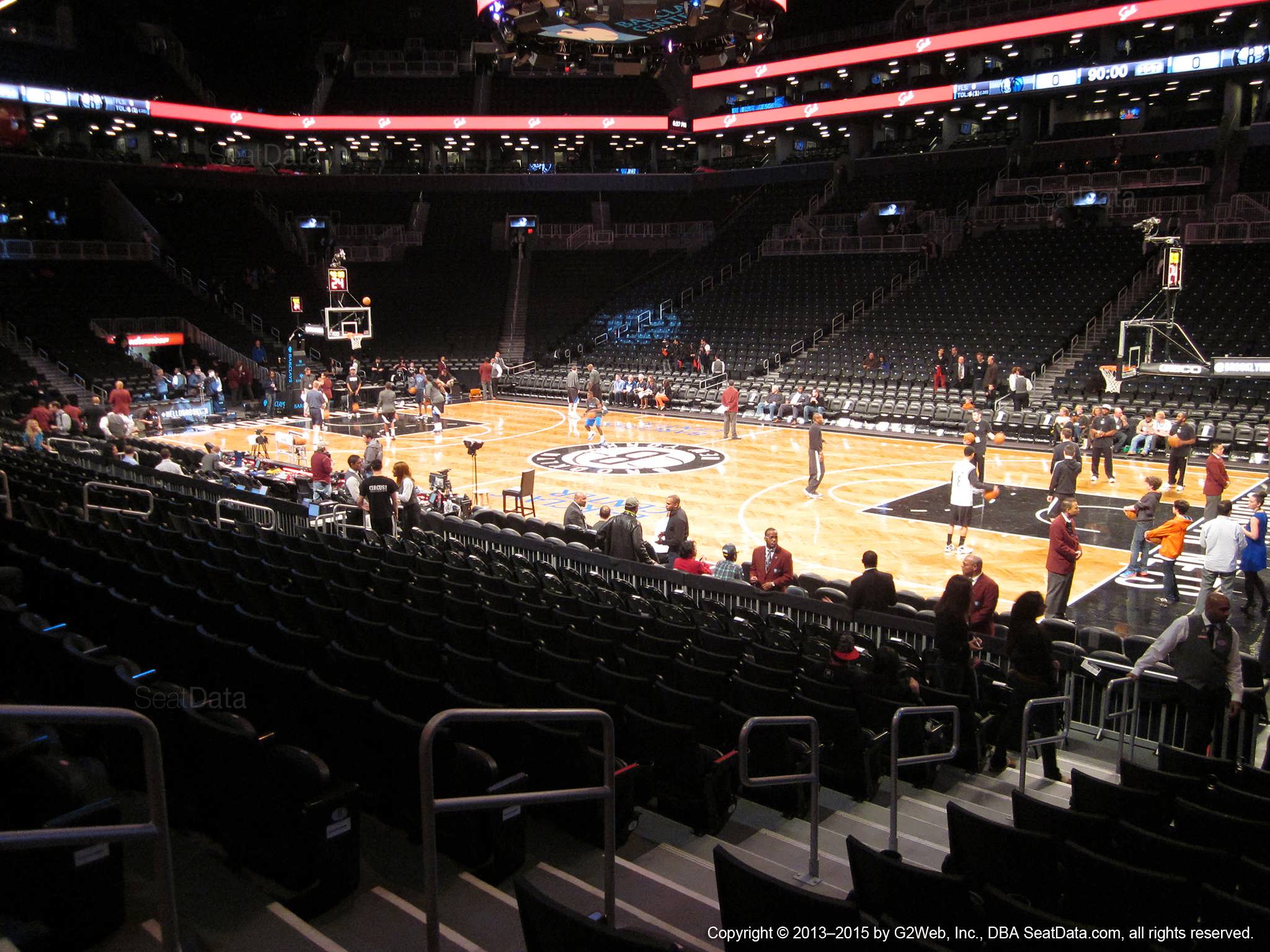 Barclays Center Section 6 - Brooklyn Nets - RateYourSeats.com