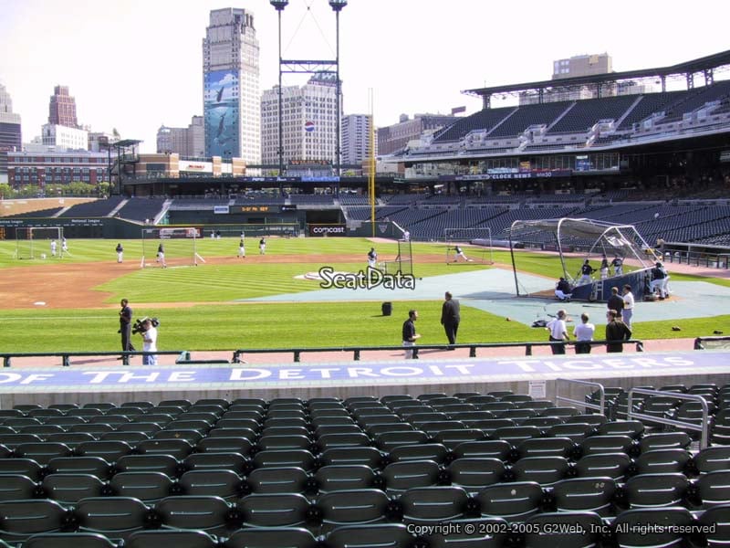 Comerica Park Section 133 View Comerica Park Section 133 View
