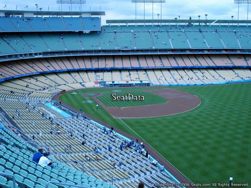 Los Angeles Dodgers Dodger Stadium Seating Chart ...