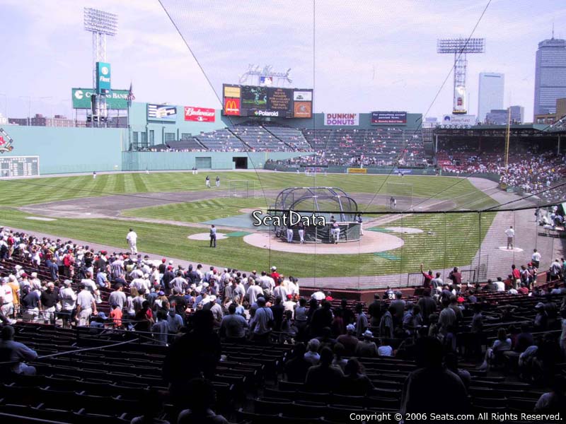 Fenway Park Section GS22 View Fenway Park Section GS22 View