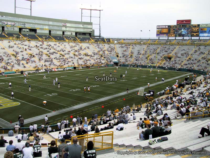 Lambeau Field Section 108 - RateYourSeats.com