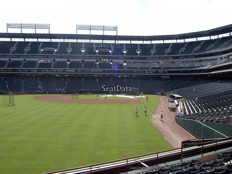 Rangers Ballpark Section 8 View Rangers Ballpark Section 8 View