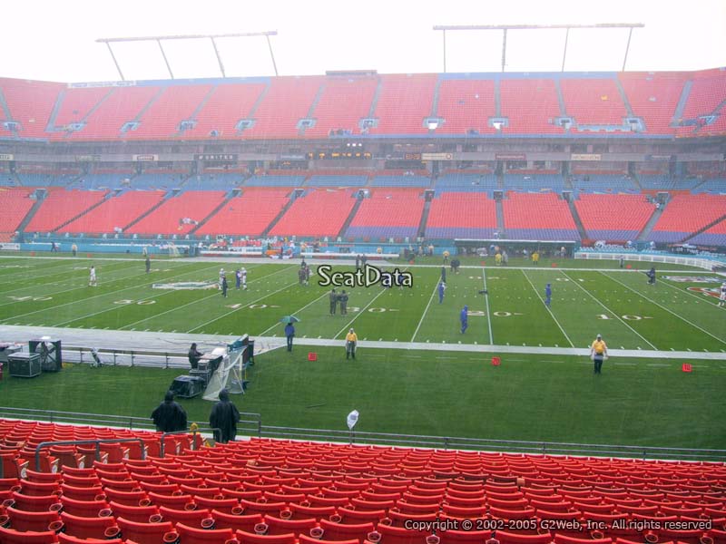 Hard Rock Stadium Section 116 - Miami Dolphins - RateYourSeats.com