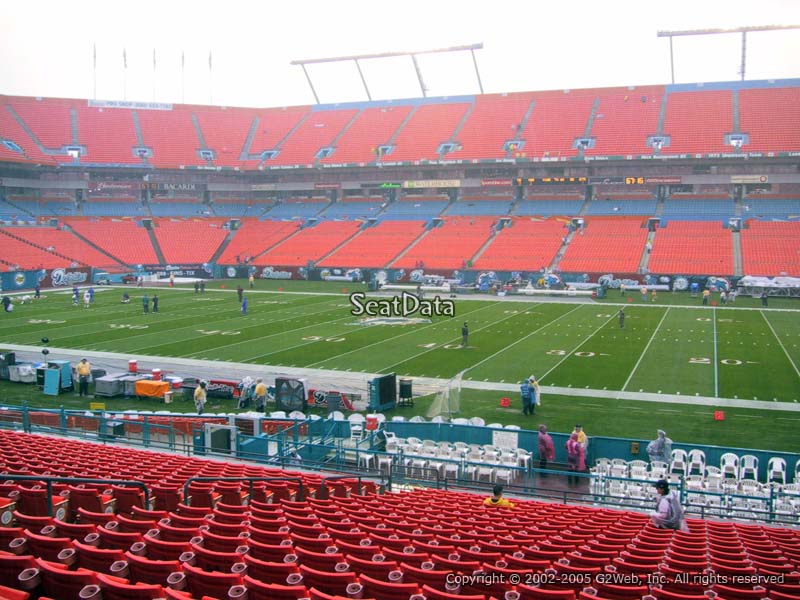 Hard Rock Stadium Section 144 - Miami Dolphins - RateYourSeats.com