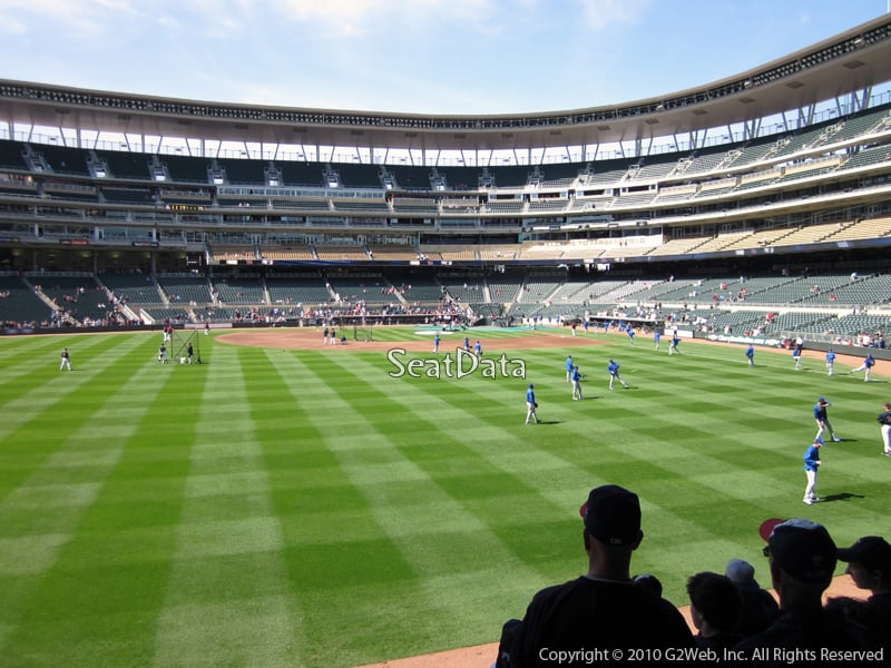 Bleachers - Target Field Baseball Seating - RateYourSeats.com