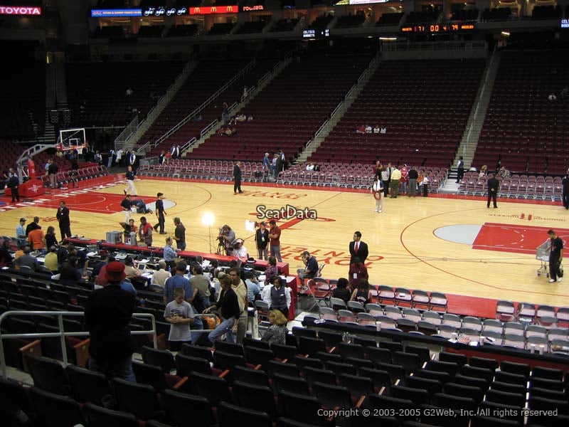 Club seats at toyota center