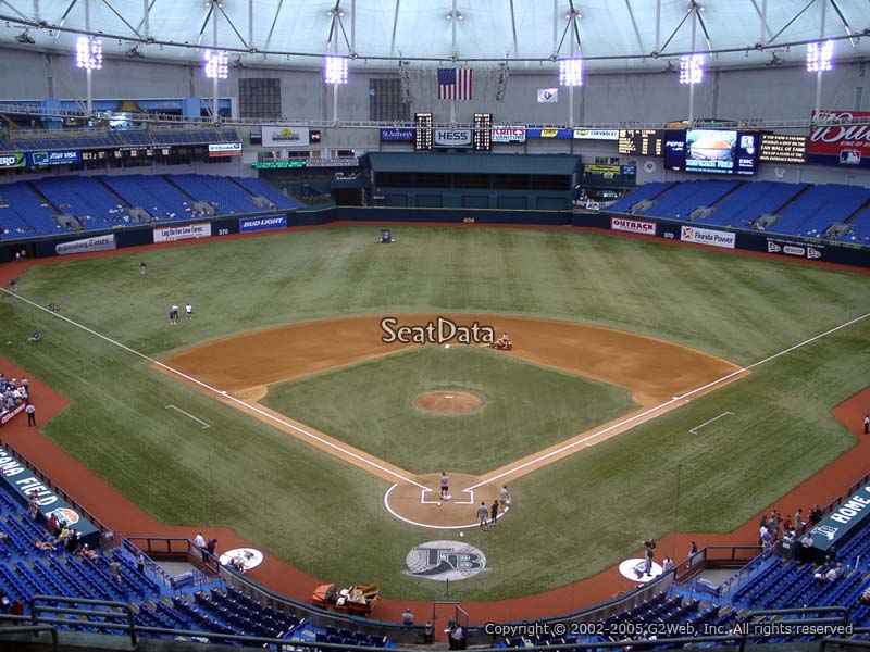 Tropicana Field Section 300 Seat Views/SeatScore - RateYourSeats