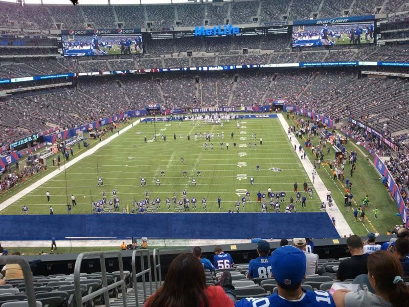 section 224a seat view  for football - metlife stadium