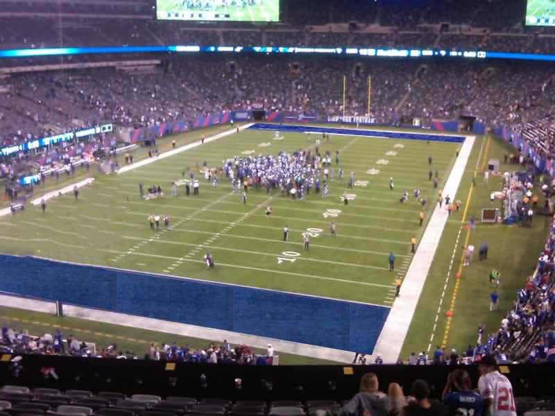 section 248 seat view  for football - metlife stadium