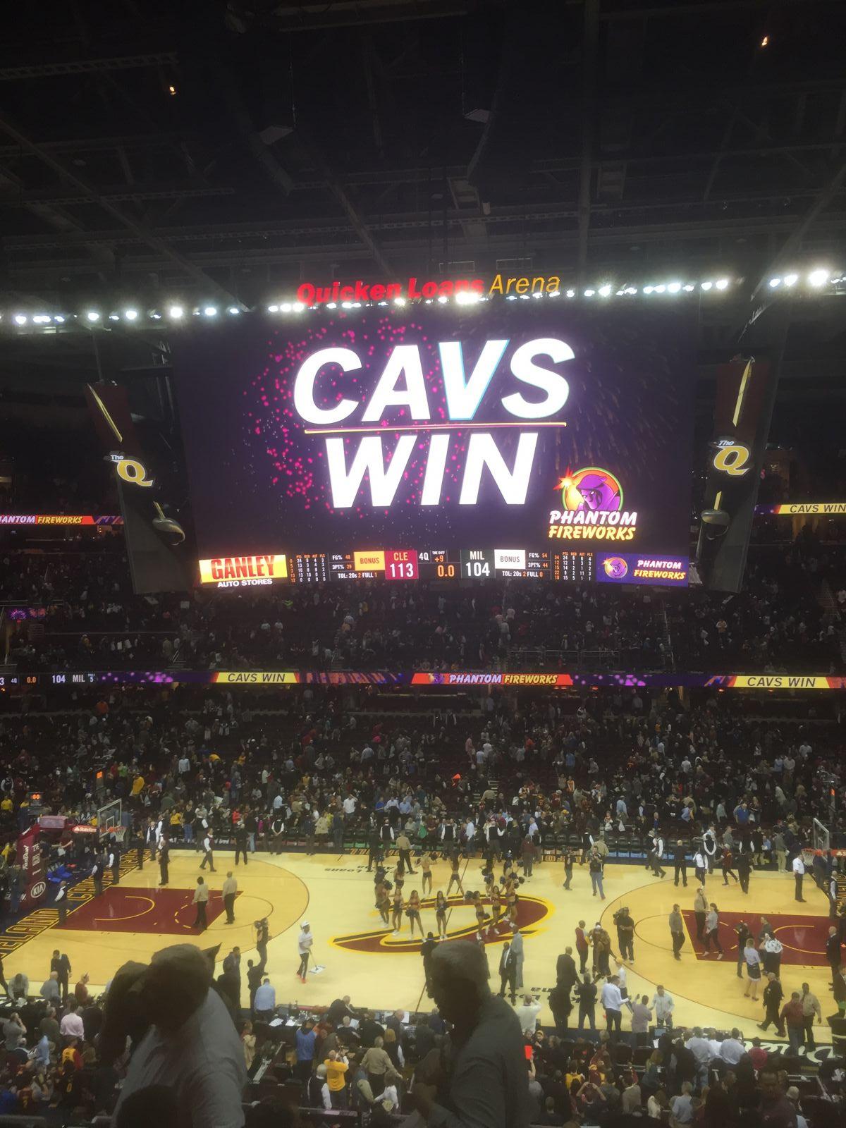 Quicken Loans Arena Club 126 - Cleveland Cavaliers - RateYourSeats.com