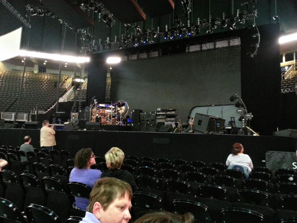 floor 1, row 8 seat view  for concert - t-mobile center