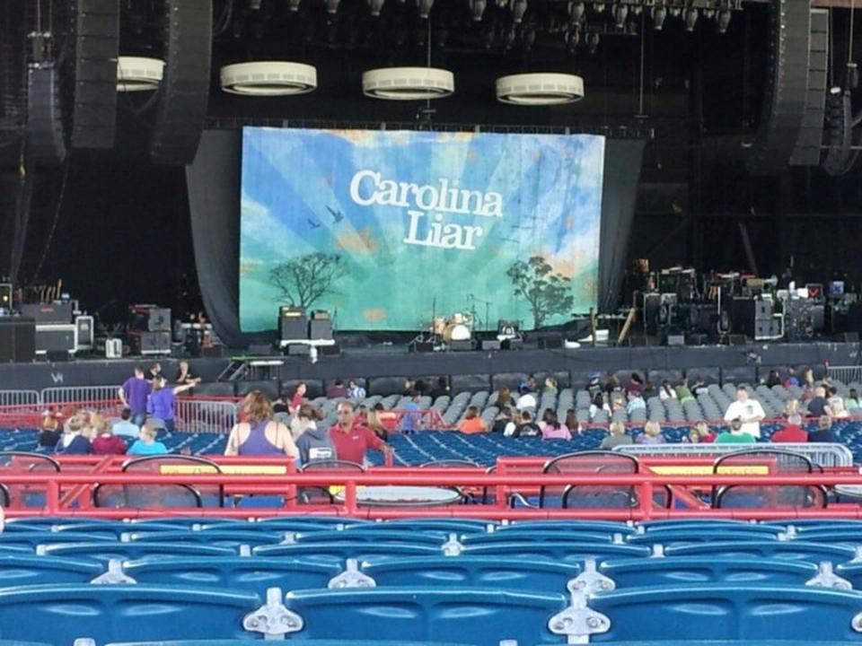 section 204, row r seat view  - veterans united home loans amphitheater