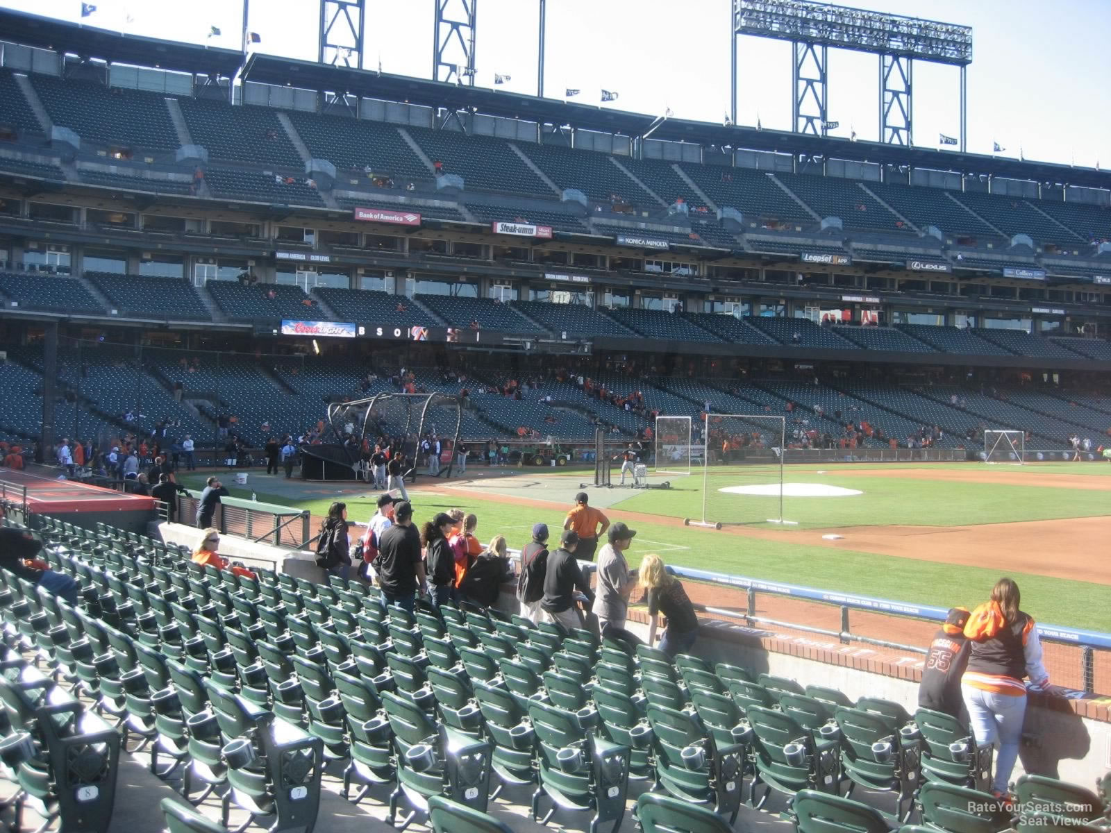 Sf Giants Seating Chart Rows