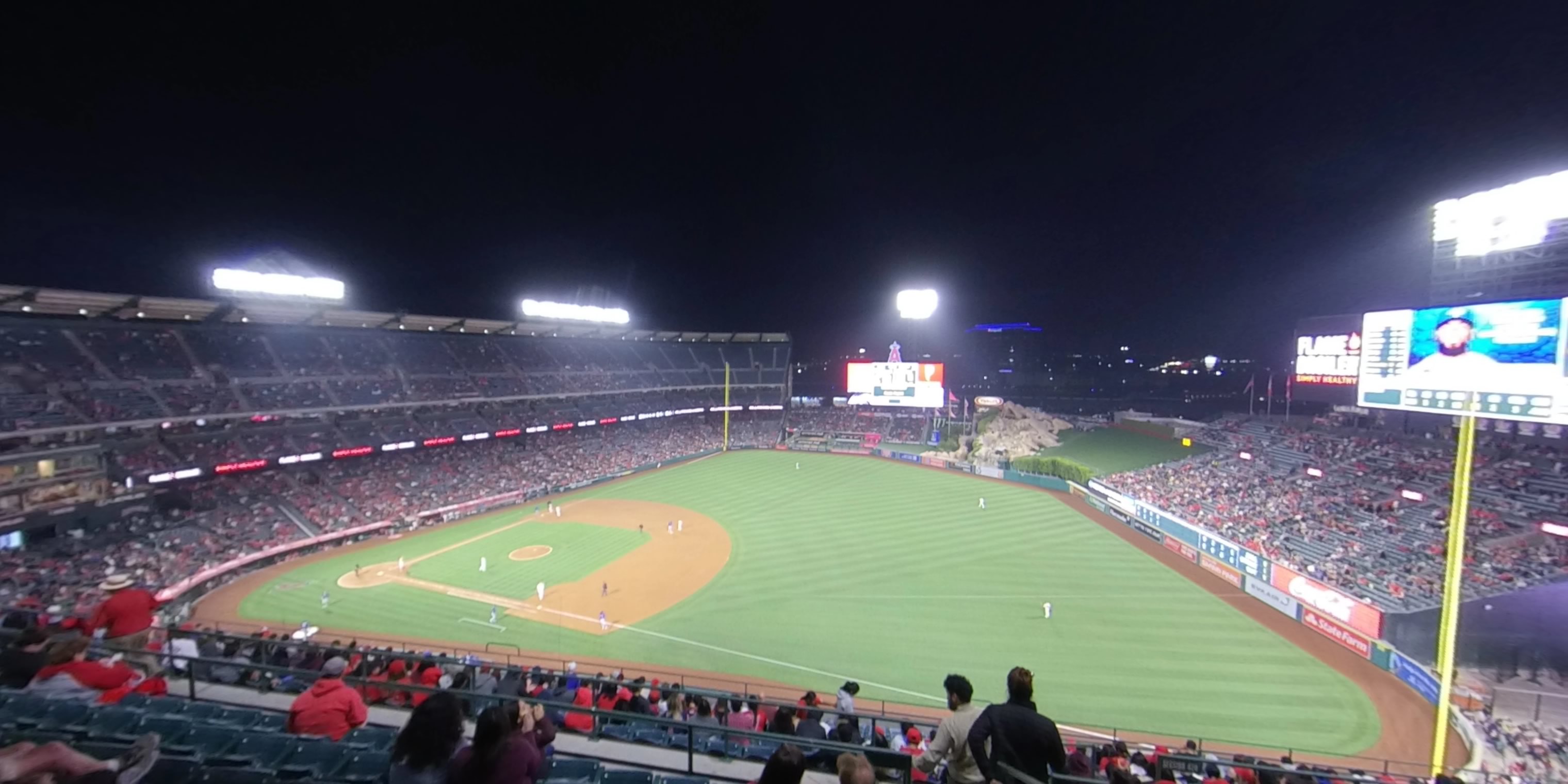 section 531 panoramic seat view  - angel stadium