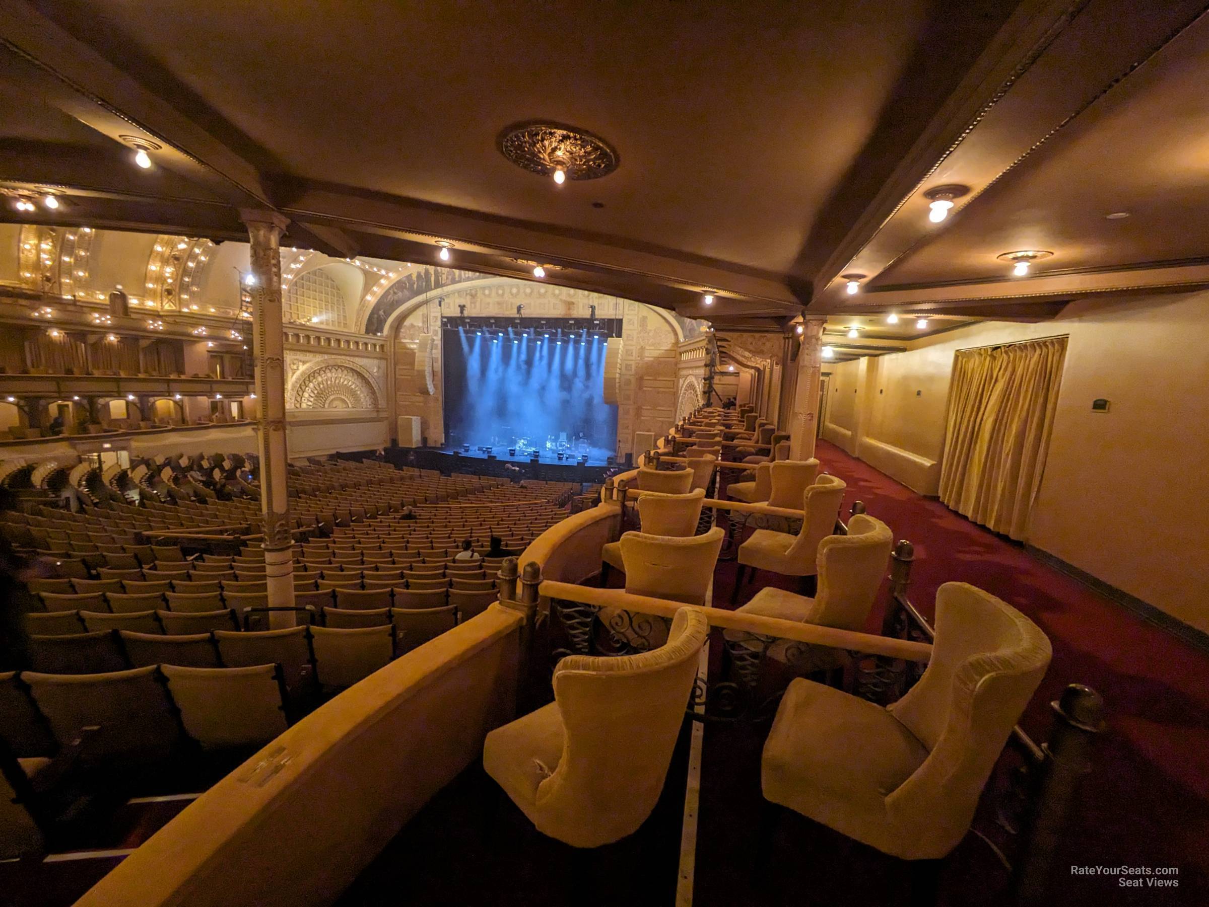 lower box right seat view  - auditorium theatre