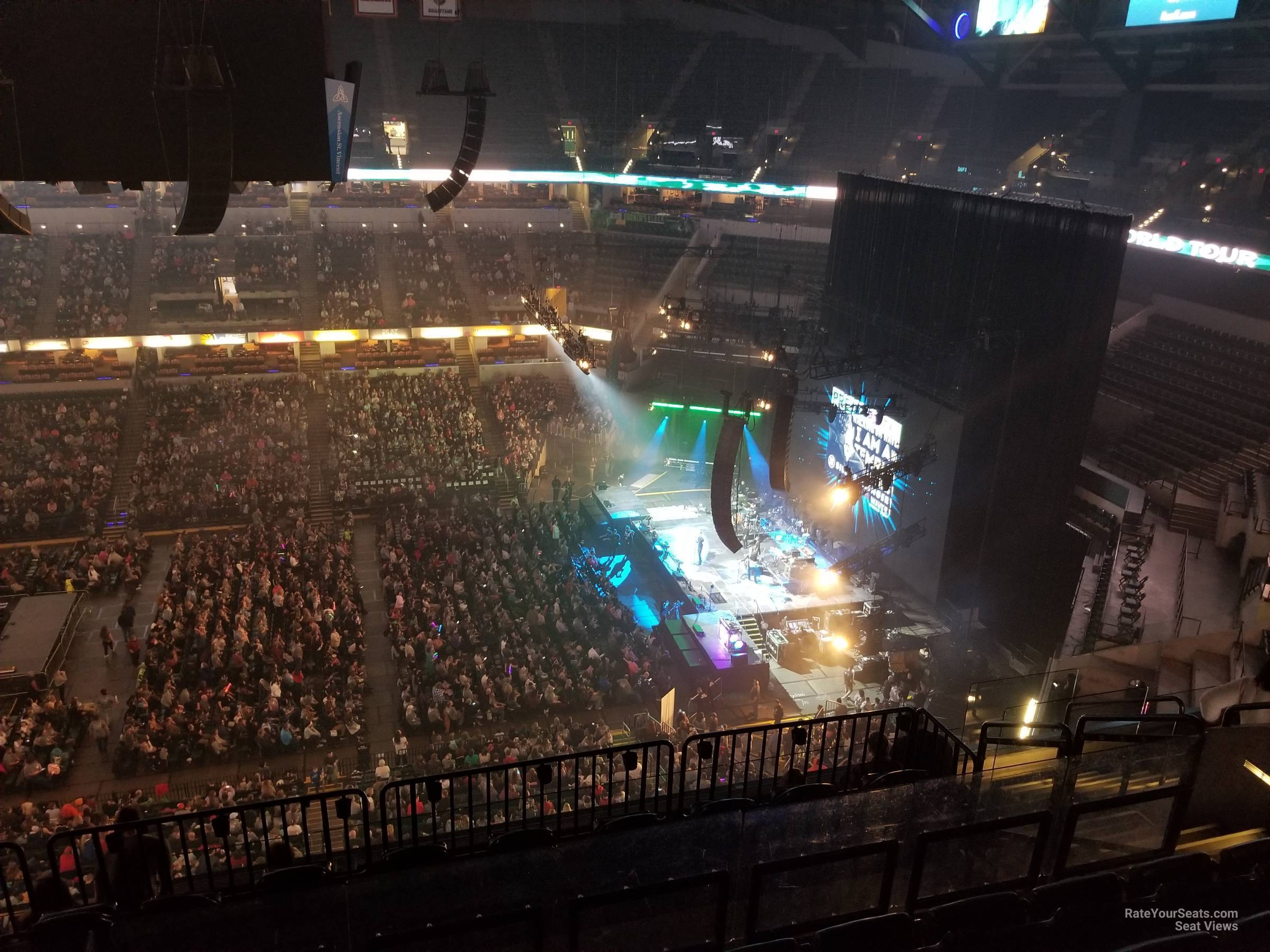 Bankers Life Fieldhouse Section 208 Concert Seating RateYourSeats