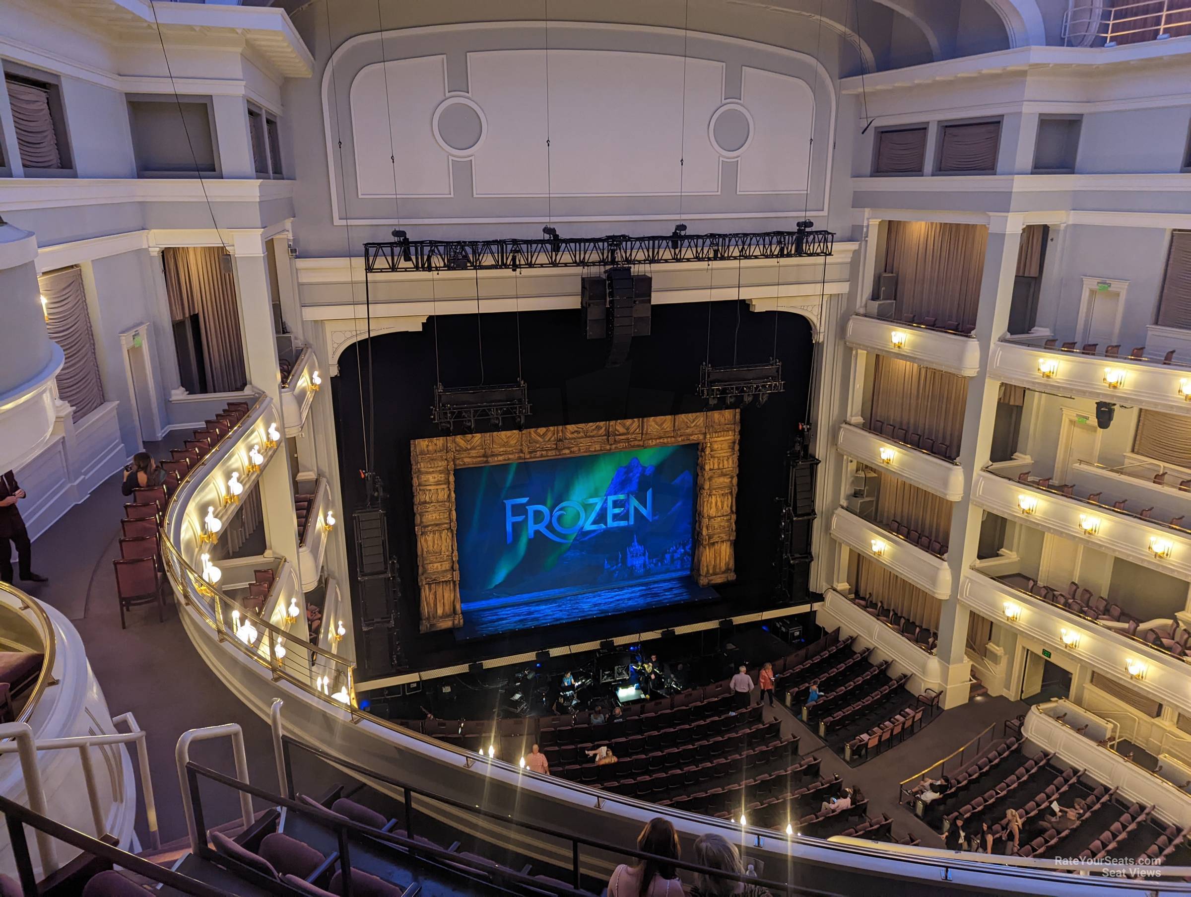 lower gallery, row i2 seat view  - bass performance hall