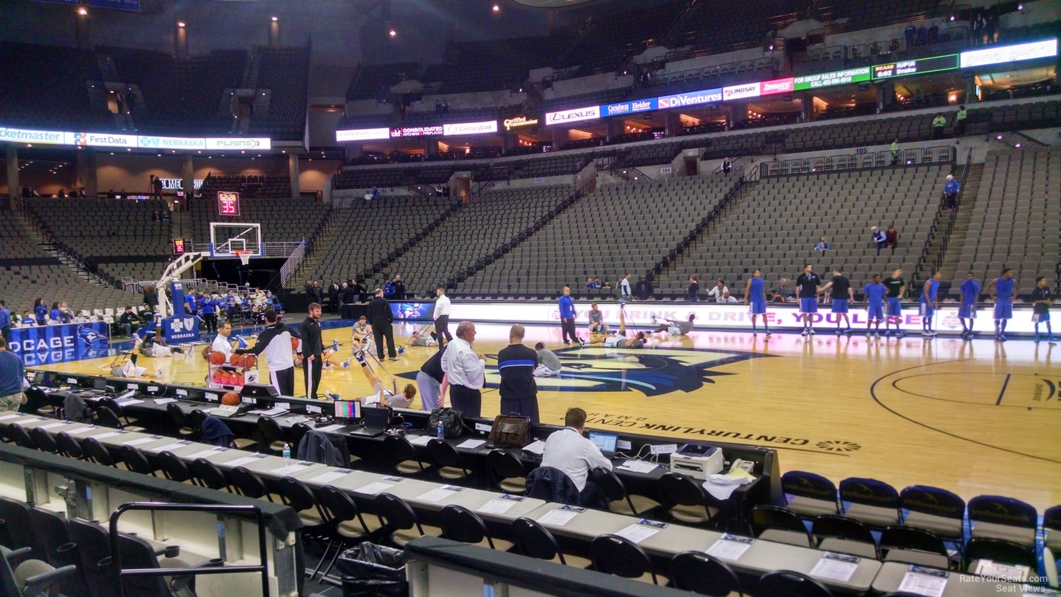 CHI Health Center Omaha Section 120 - Creighton Basketball ...