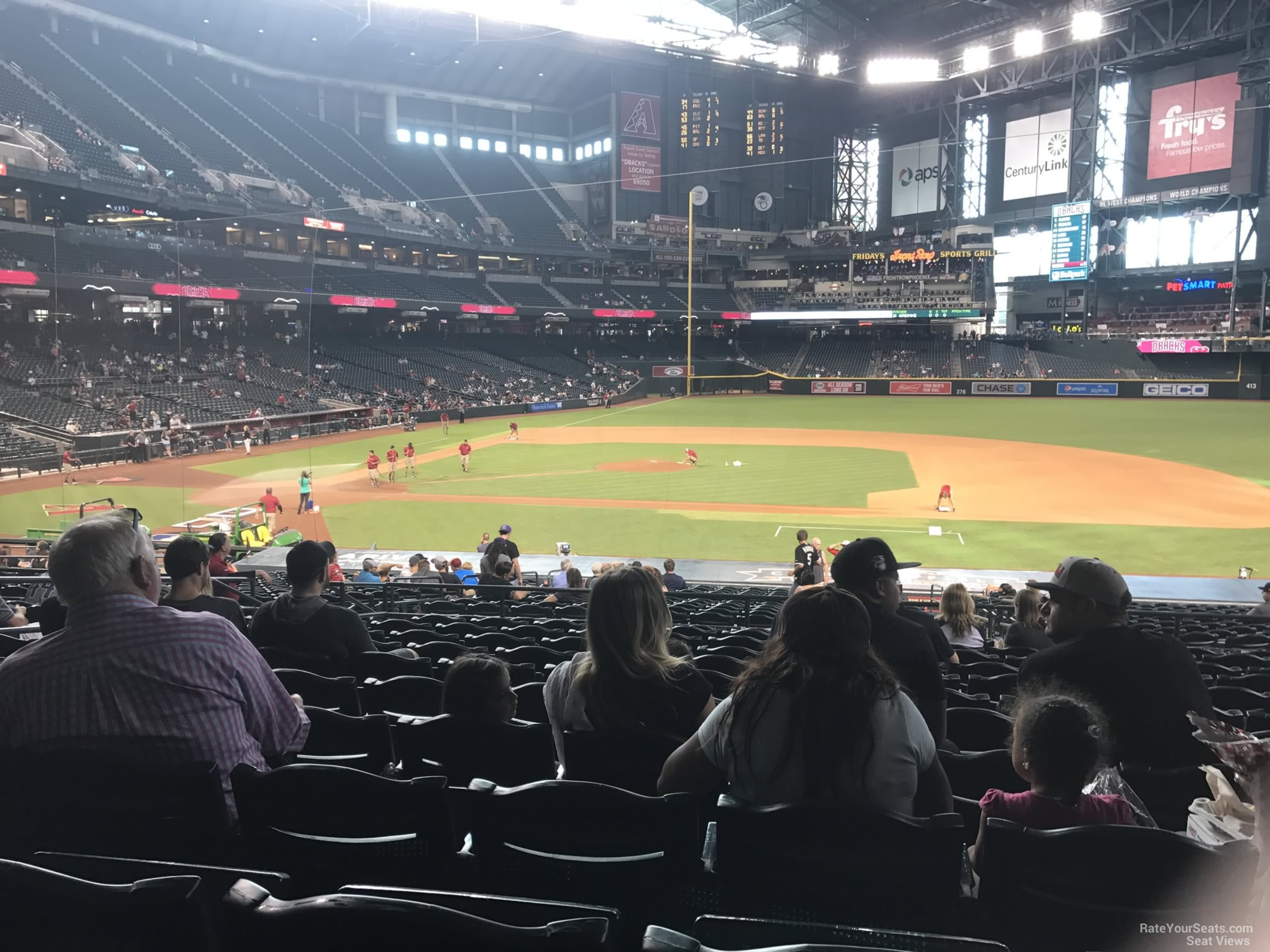 Chase Field Section 116 - Arizona Diamondbacks - Rateyourseats.com