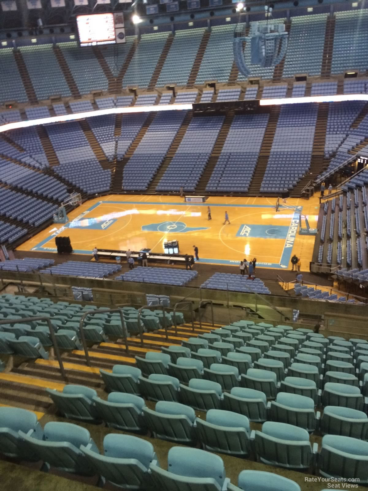 dean smith center seating chart rows