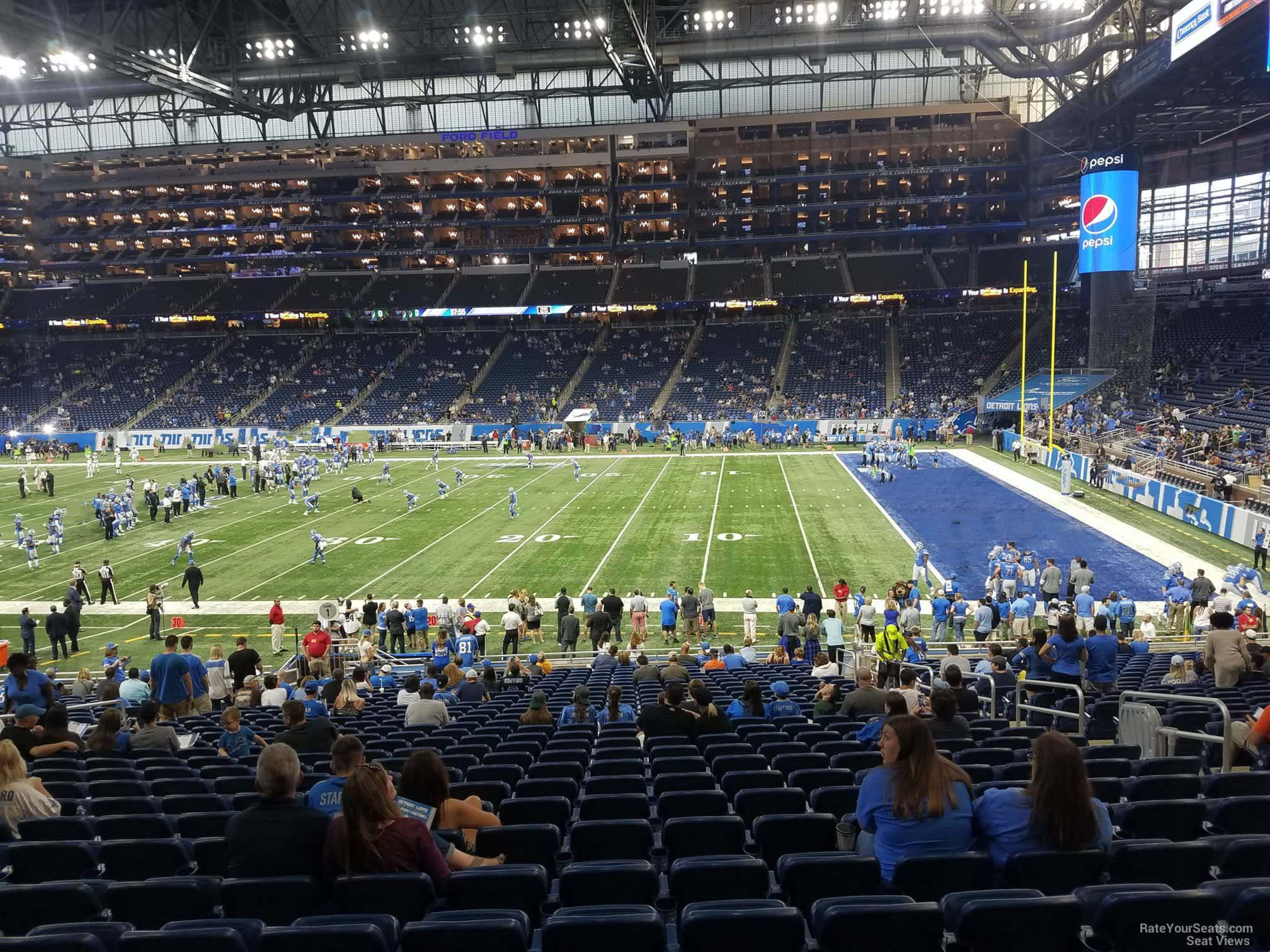 Ford Field Section 130 - Detroit Lions - RateYourSeats.com