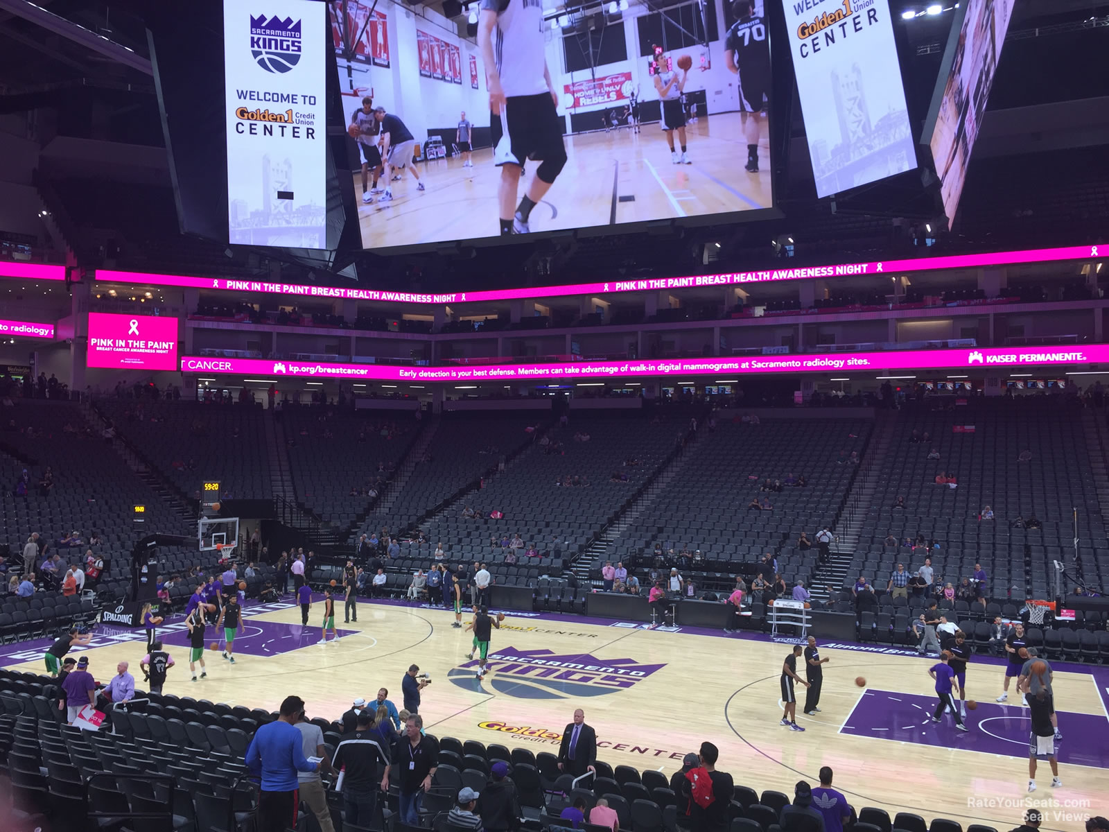 Golden 1 Center Section 119 - Sacramento Kings - Rateyourseats.com