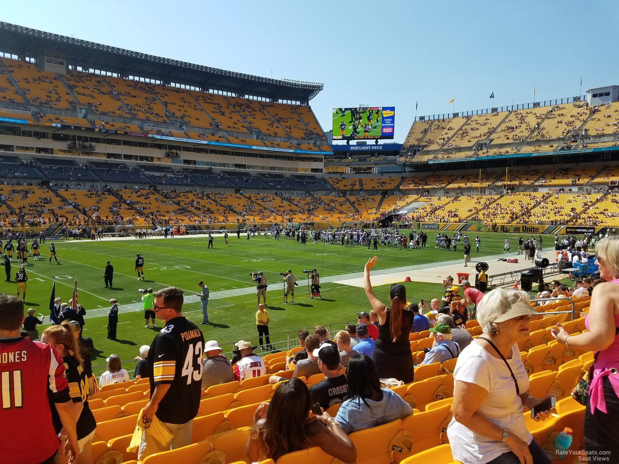 Heinz Field Section 107 - Pittsburgh Steelers - RateYourSeats.com