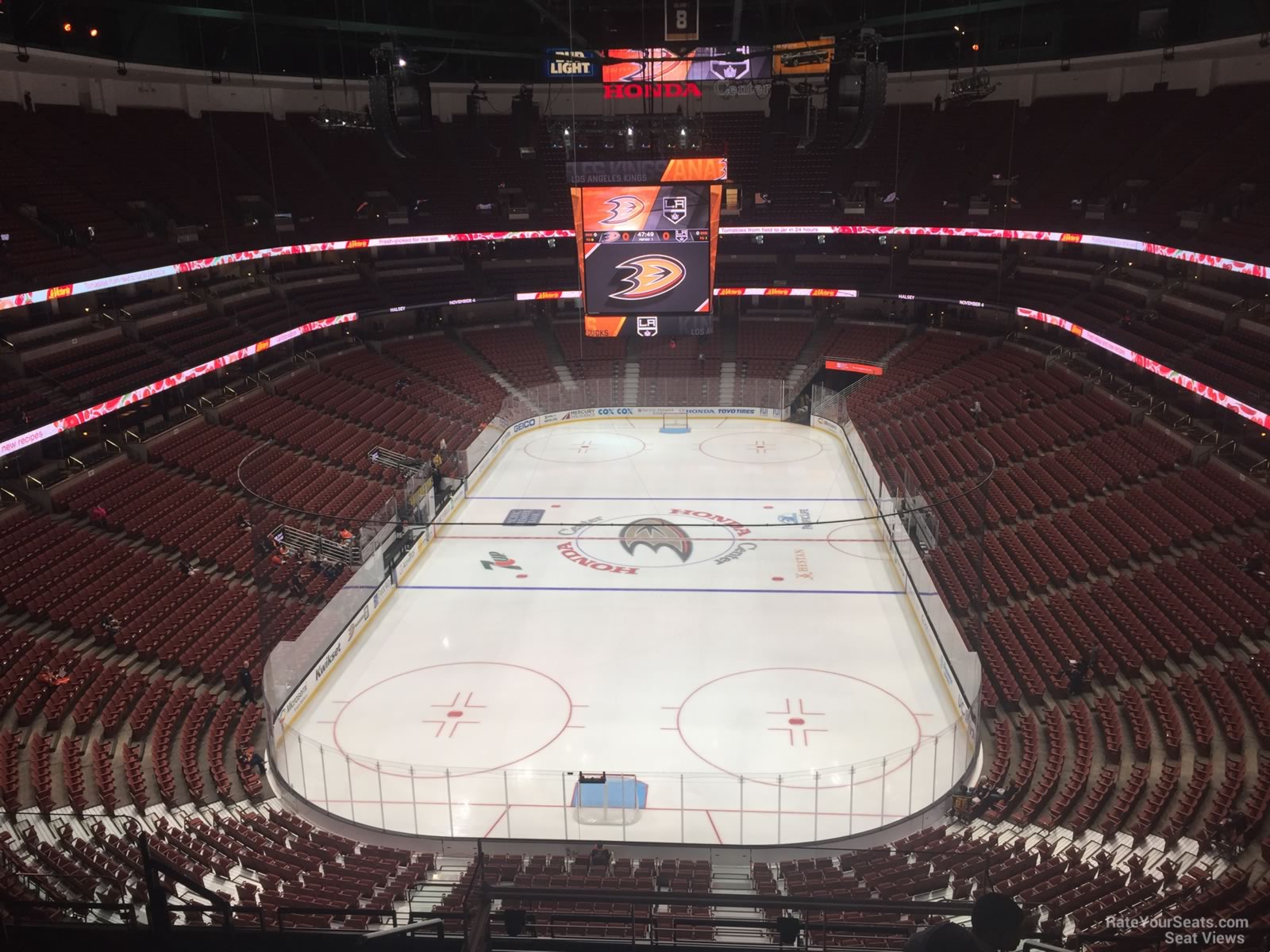 Honda Center Section 444 - Anaheim Ducks - RateYourSeats.com