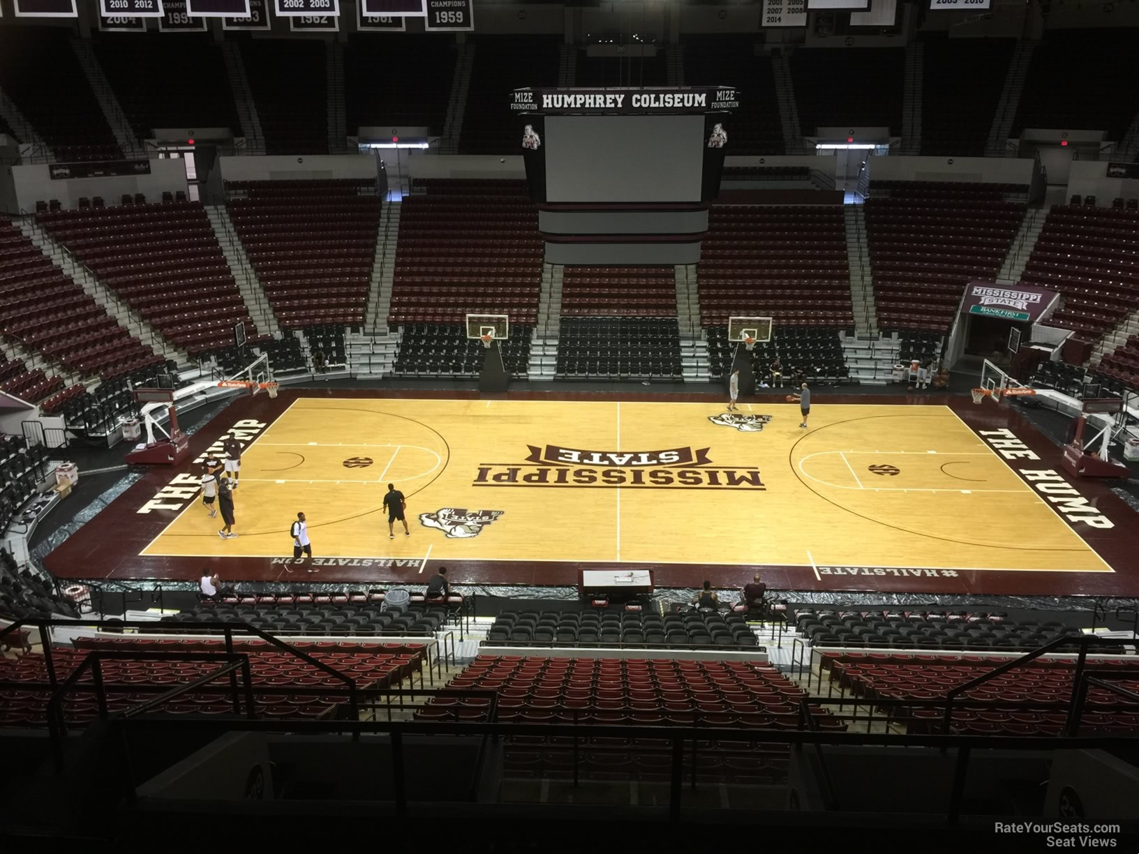 section 228, row 8 seat view  - humphrey coliseum