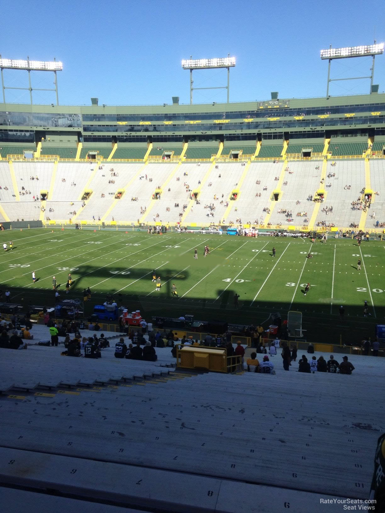 Lambeau Field Section 124 - Green Bay Packers - RateYourSeats.com