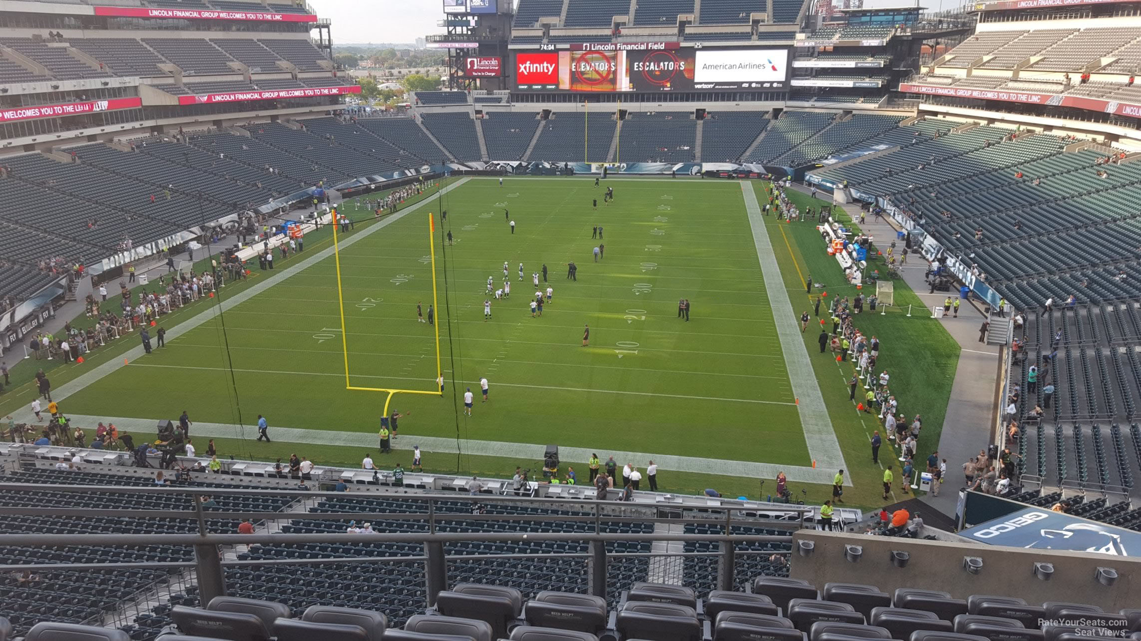 section m12, row 13 seat view  for football - lincoln financial field