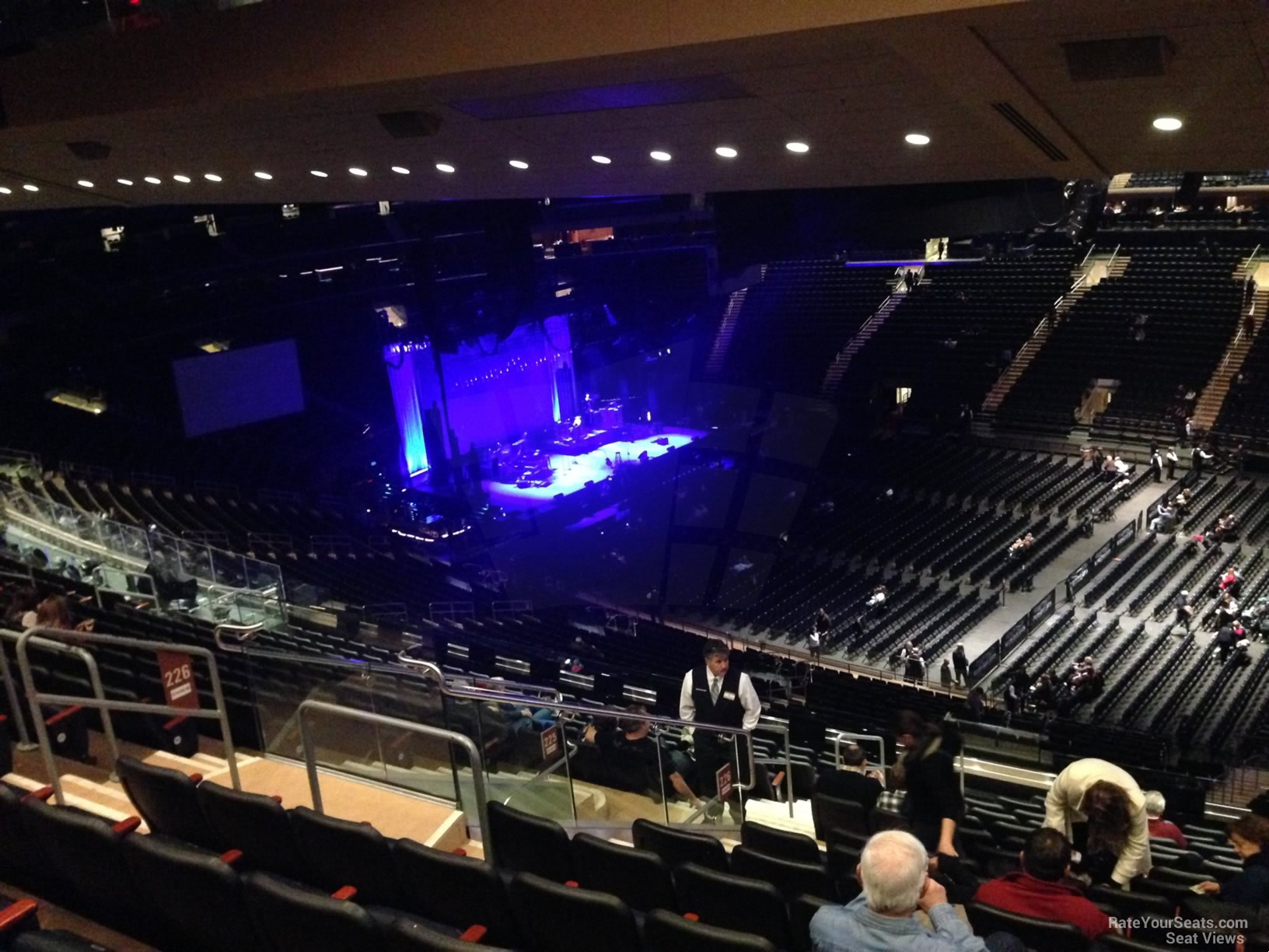 section 225, row 16 seat view  for concert - madison square garden