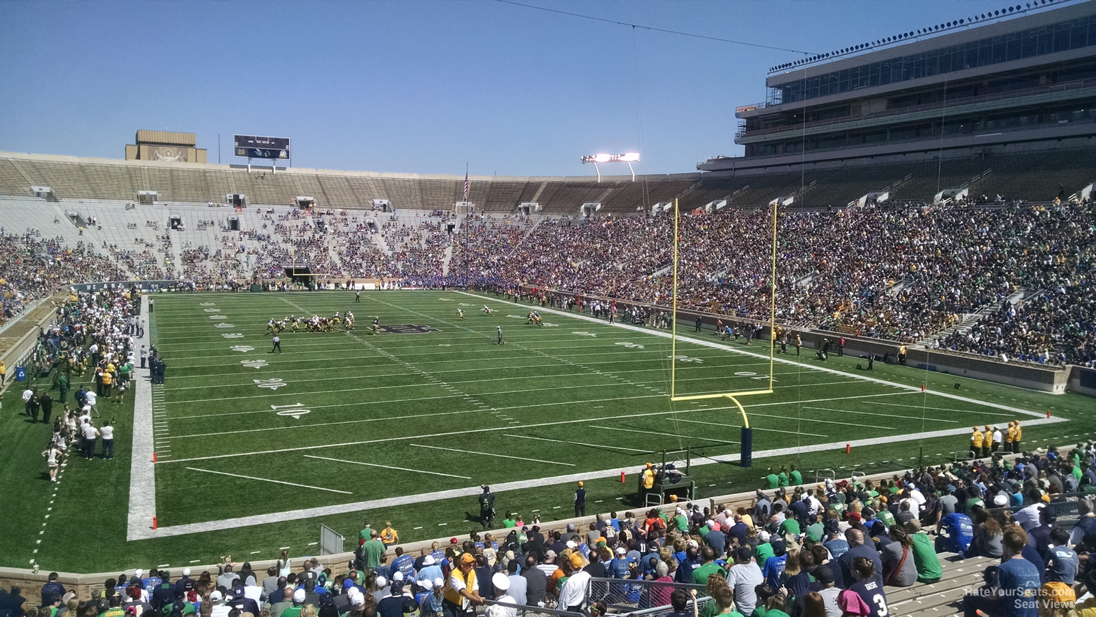 Notre Dame Football Stadium Seating Chart Rows Cabinets Matttroy